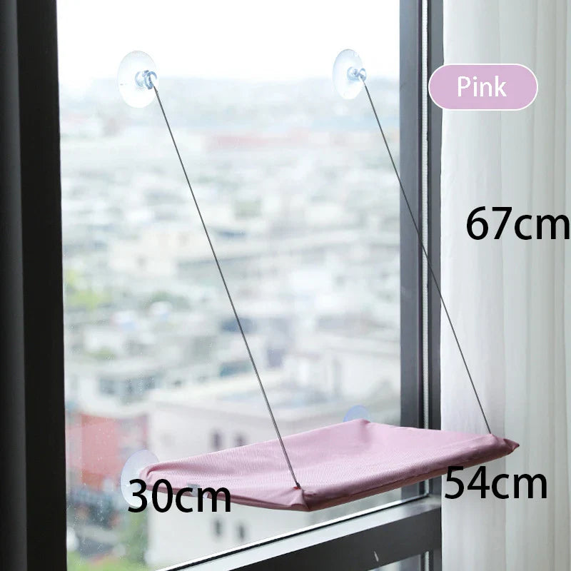 Hamac pour chat, cintre de fenêtre, lavable et détachable, lit pour animaux de compagnie, étagère à aspiration, sac, siège pour chat, fournitures pour animaux de compagnie