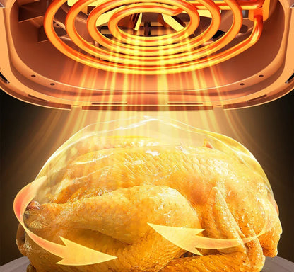 220V AUX Air Fryer and Oven Combo: Multifunctional, Fully Automatic, No Oil Technology, Easy-to-clean AB
