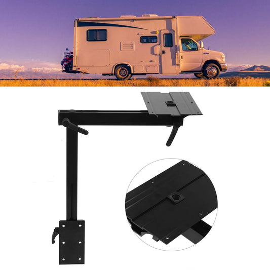 Pied de table amovible pieds de table réglables noir robuste amovible 360 °   Rotation oxydée légère pour yachts RV