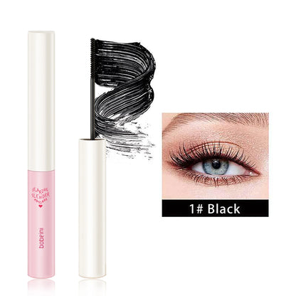 Mascara imperméable et sans maquillage, base allongée, cryptée, mince, bouclée et durable sans bavure