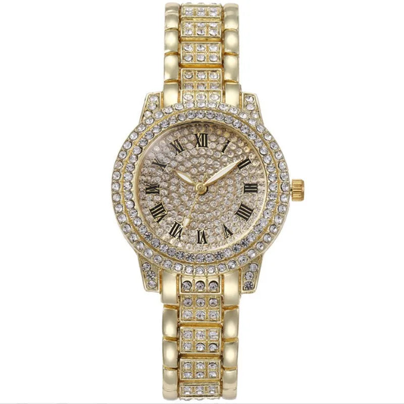 Casual Ladies Quartz Wrist Watch Bracelet Set 6PCS Set Women Watch Clock Roman Dial Luxury Brand Design Women Montre Femme Reloj