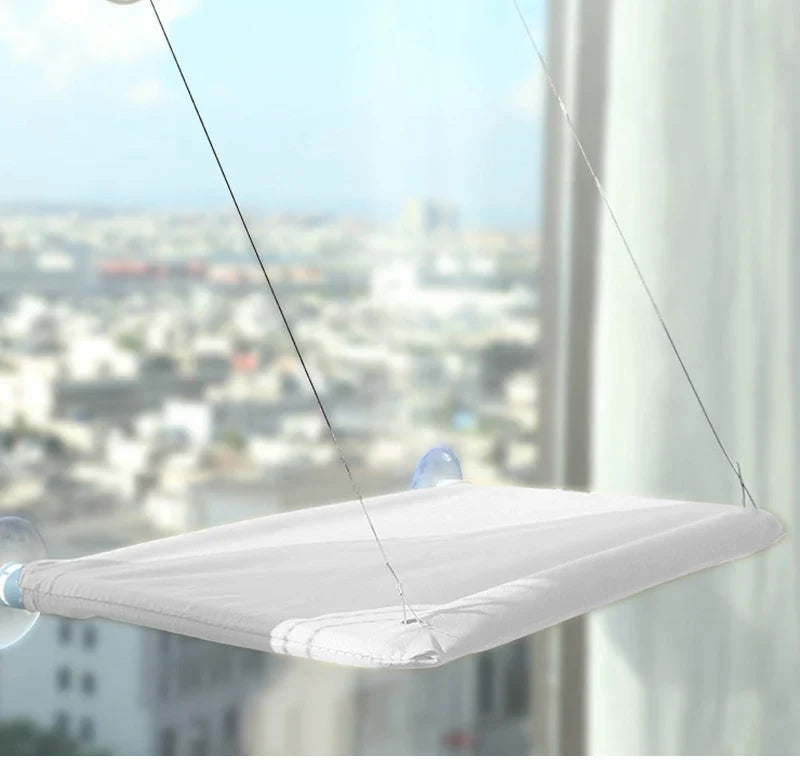 Hamac pour chat, cintre de fenêtre, lavable et détachable, lit pour animaux de compagnie, étagère à aspiration, sac, siège pour chat, fournitures pour animaux de compagnie