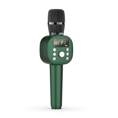 Karaoke Microphone Bluetooth Wireless Portable Home Singing Machine with Duet Sing/Record/Play/Reverb for Adult/Kid Gift