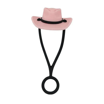 Silicone Cowboy Hat Straw Covers Caps Dustproof Cute Protector Mug Straw Tip for 30 40Oz Tumbler Water Bottle Decor Accessories
