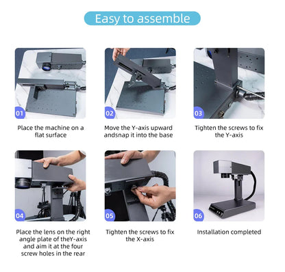 DAJA M1 Fiber Laser Marking Machine High Precision Metal Nameplate MR.Crave Engraver Wifi Portable Engraving Industrial Desktop