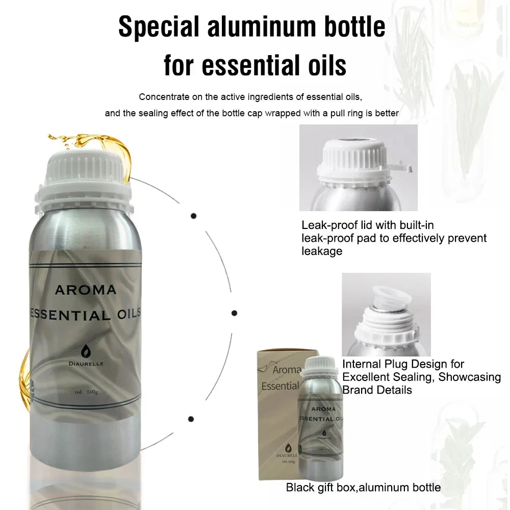500ML Hotel Aromatic Oils Home Fragrance Electric Air Freshener Aromatherapy Pure Natural Aroma Diffuser Essential Oils