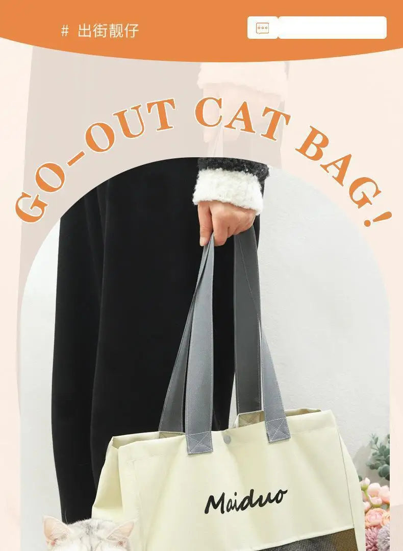 Sac à dos de transport pour animaux de compagnie, respirant et léger, pour chien, sac à dos pour chat, sac à main d'extérieur portable à une épaule