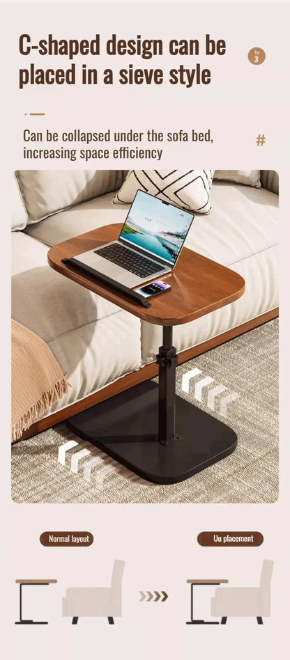 Dortoir Table de chevet ménage pliable Mobile ascenseur ordinateur bureau Portable salon table d'appoint chambre paresseux ordinateur Portable bureau