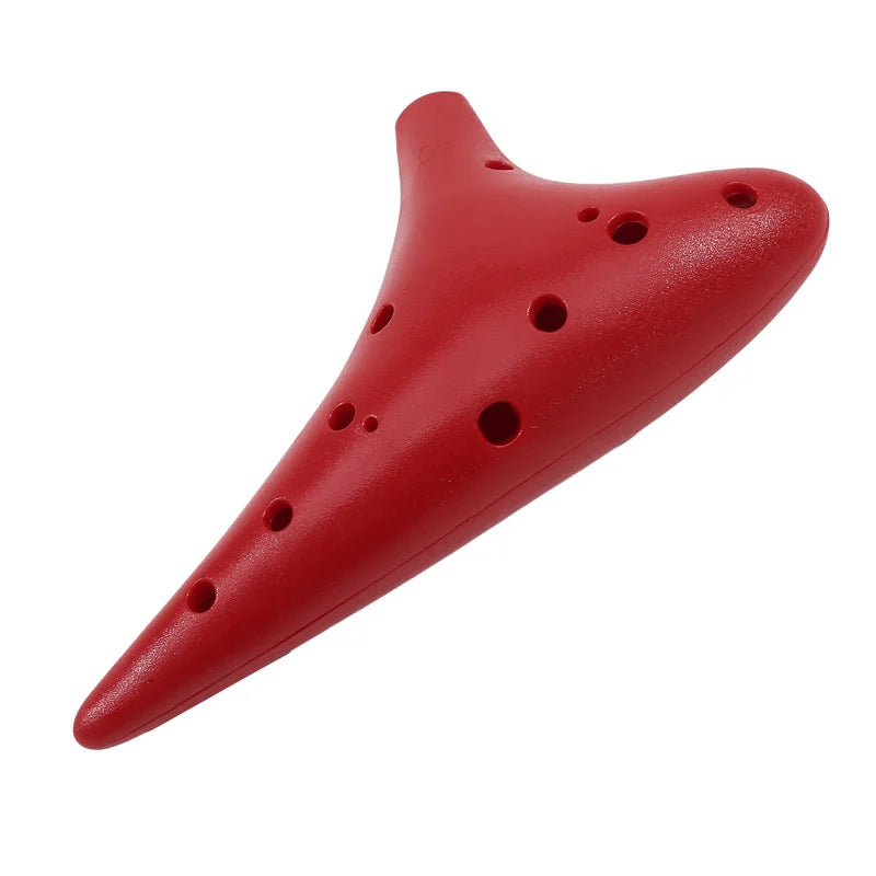 Ocarina Alto C Tuning en résine plastique pour adultes et enfants, flûte multicolore, 12 trous, nouveau