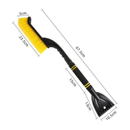 Grattoir à neige pour voiture, pelle de balayage pour l'hiver avec poignée, brosse de nettoyage automobile, dissolvant de grattoir à glace, accessoires de pare-brise automobile