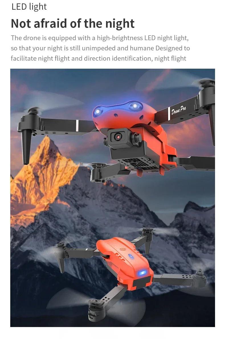 Drone RC E99Pro 4K avec caméra HD grand angle 2024 P, hélicoptère pliable, WIFI FPV, jouet cadeau recommandé, 1080