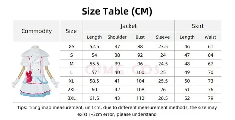 LoveLive Ayase Eli Cosplay Costume Adult Carnival Uniform  Anime Halloween Party Masquerade Costumes Women Game