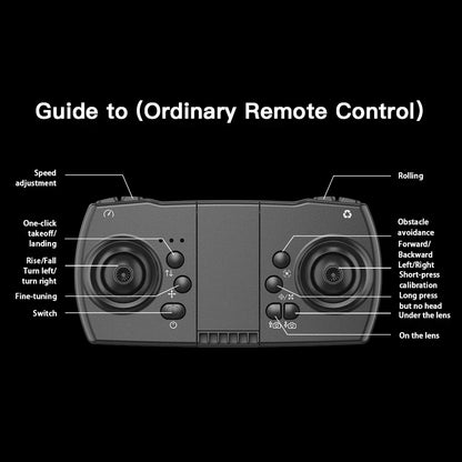 Nouveau Mini Drone caméra HD télécommande avec écran Intelligent évitement d'obstacles moteur sans brosse quadrirotor Dron jouets AE5Pro
