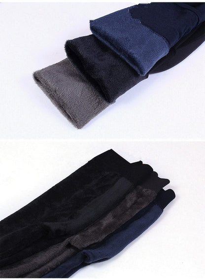 Femmes hiver Leggings chaud Leggins taille haute couleur unie velours femmes épaissi velours Leggings décontracté extensible Leggings