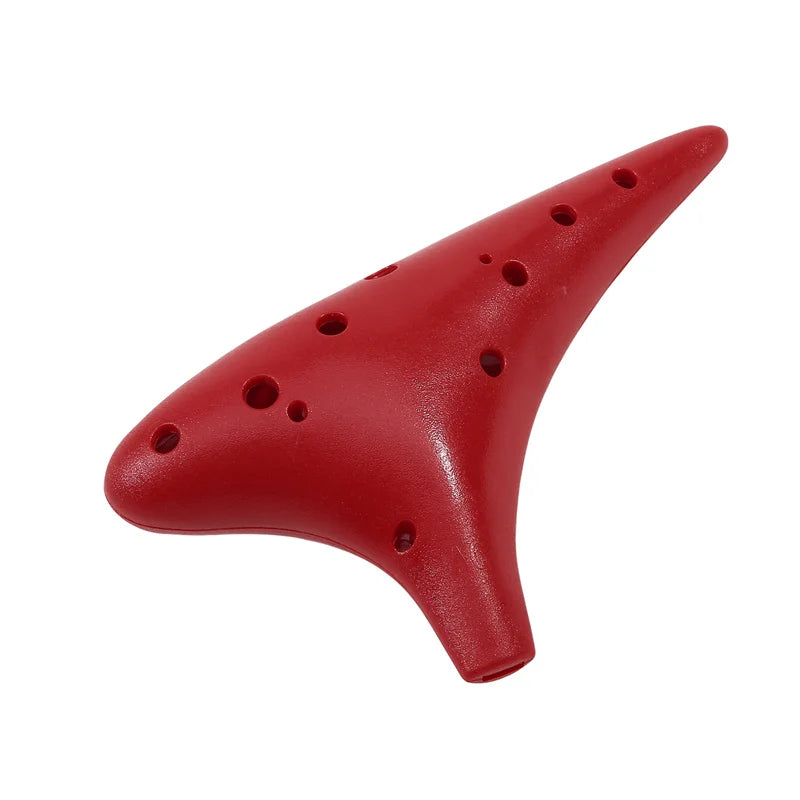 Ocarina Alto C Tuning en résine plastique pour adultes et enfants, flûte multicolore, 12 trous, nouveau