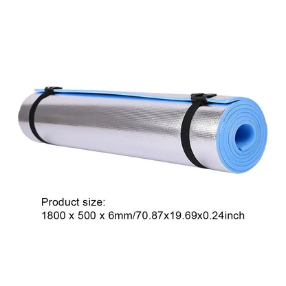 Tapis de yoga imperméable, tapis de yoga résistant à l'humidité, tapis de pique-nique de camping épaissi, multifonction portable pour exercices de fitness