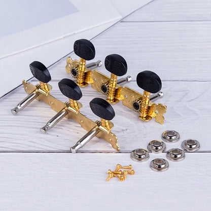 L R JEString Tuning Pegs, Stainless Steel Replacement Parts, Electroplating Accessories, Classic JETuning Key