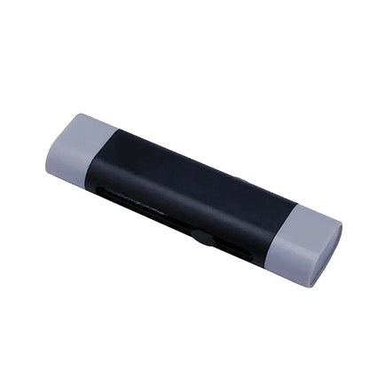 Nettoyeur professionnel de cordes de guitare à double tête et stylo dérouillant, outil d'entretien de cordes tout-en-un pour électrique/basse/violon 1 pièce