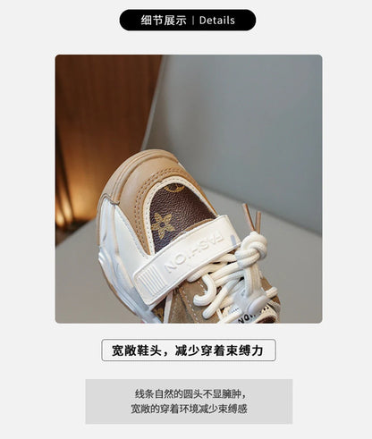 Chaussures de sport pour enfants garçons et filles, nouvelles baskets rétro d'automne, chaussures de tennis pour enfants et adolescents, chaussures de course décontractées à carreaux pour étudiants