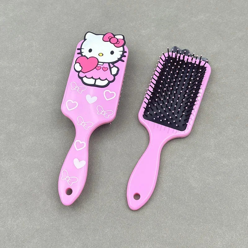 Stitch Air Cushion Combs Cartoon Minnie Mouse Pooh Bear Anime 3D Massage Comb Hair Brush Haircare Hairdressing Tool Girl Gifts