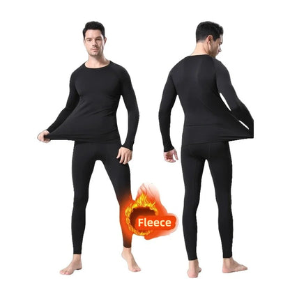 Hiver hommes sous-vêtements thermiques homme polaire leggings collants chauds pantalons longs thermo-compression pantalons collants hommes vêtements 3XL