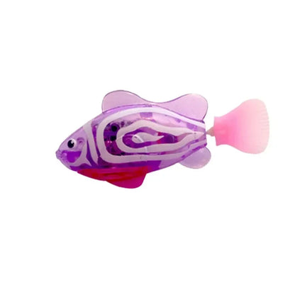 Jouet pour chat LED inductif interactif natation Robot poisson jouets brillant électrique poissons stimuler chaton chasse Instinct produits pour animaux de compagnie