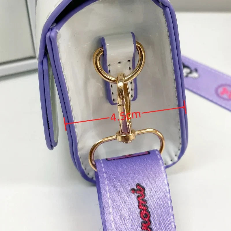 Sacs à bandoulière mignons Anime Kuromi Stitchou Filles Femmes Sac de marque de luxe Sacs mini designer de haute qualité Cadeaux