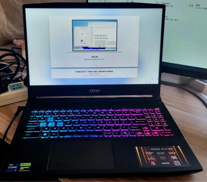2025 MSI Katana 15 HX Gaming Laptop 15.6 Inch 2.5K QHD 165Hz IPS Screen Notebook i9-14900HX 32GB 2TB RTX5060 Netbook Computer PC