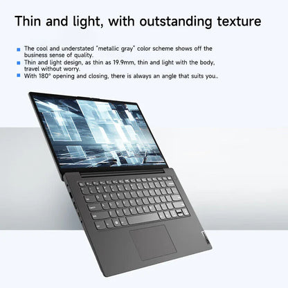 Lenovo Laptop Lenovo V14 14″ Screen Intel N4500/I3-1115G4/I5-13420H 8G/16G DDR4 RAM 256GB/512GB/1TB SSD Notabook PC