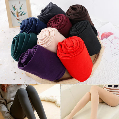 Leggings d'hiver femmes épais velours chaud Leggings femmes Stretch taille haute prévenir le froid Super chaud pantalon