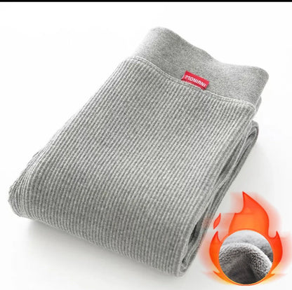 Women's Warm Winter Leggings, Thick Fleece Thermal Pants, Slim, High Waist, Elastic Tights, Solid Colors
