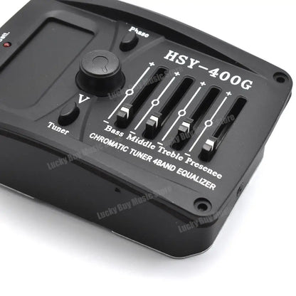 HSY-400G JE514 up Acoustic JE514 up 4 Bandes EQ Égaliseur Préampli Piezo 514 up avec LCD Tuner JEAccessrespiration