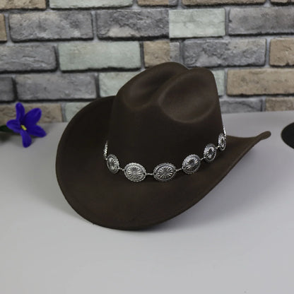Chapeau de Cowboy occidental pour femmes, 1 pièce, accessoires Photo, chapeaux de Jazz, robe de soirée, Sombrero Hombre