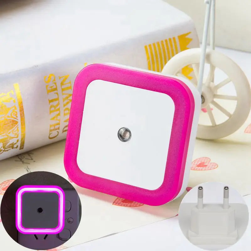 Mini veilleuse LED sans fil avec capteur, prise EU/US, éclairage décoratif pour chambre d'enfant, salon