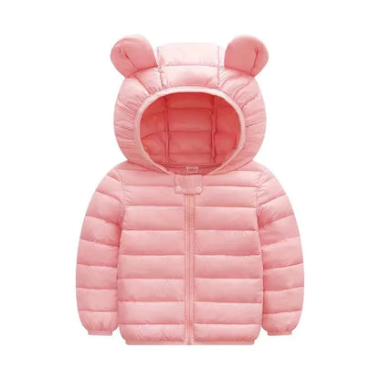 Enfants Garçons Bébé Vestes Légères à Capuche en Duvet Vêtements d'Extérieur Chauds Automne Enfants Filles Manteaux Imprimé Dinosaure Dessin Animé Vêtements Décontractés