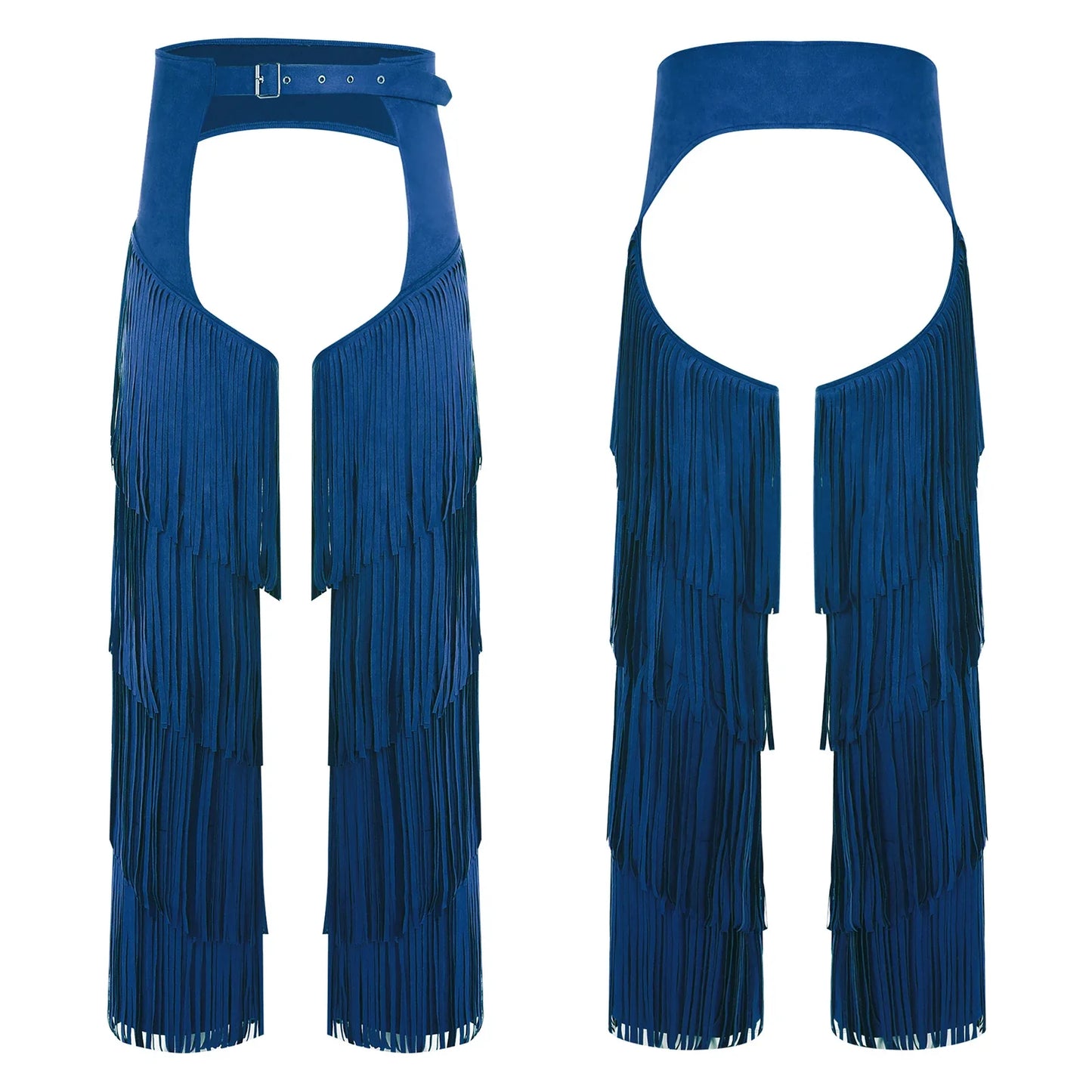 Pantalon Long en flanelle pour femmes, avec pompon latéral, taille, entrejambe ouvert, vélo, équitation, Cowgirl, Costume Cospaly d'halloween