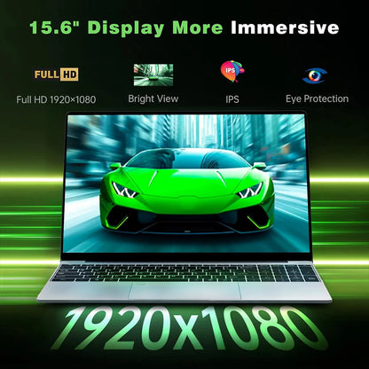 ACEKAMAS 15.6" Laptop Computer Intel Celeron N5095 Windows 11 Pro Laptops Gamer 1080P 16GB DDR4 1TB SSD Office Study Notebook PC