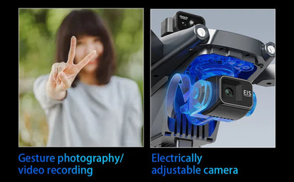 Drone professionnel L600-1 Pro MAX 4K avec caméra HD, GPS à cardan 3 axes, 360 °   Jouets pour évitement d'obstacles 5G WIFI RC Quadcopter