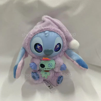 15CM New Stitch Eat Something Before Sleep Series Blind Box Plush Dolls Pendant Cute Doll Ornament Mystery Box Surprise Toy Gift