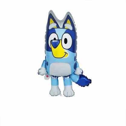 New Bluey Family Cartoon Aluminum Balloon Set Cute Bluey Bingo Balloon Birthday Gifts Party Supplies Decor Cosplay Props Toys