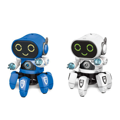 Robot électrique pour enfants, Six griffes, en plastique, Intelligent, danse, chant, lumière, Robot électrique pour garçons