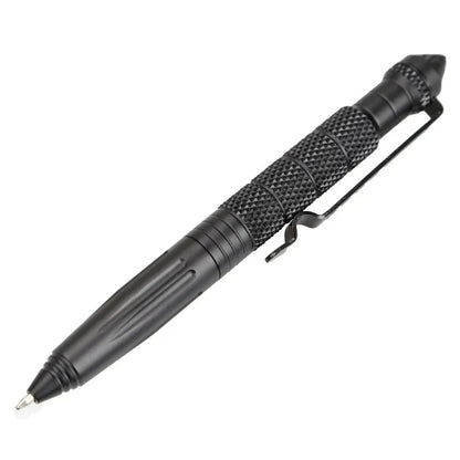Stylo Tactique Militaire Multifonction Alliage d'Aluminium Outil de Survie Extérieur Camping Sécurité Outils de Survie Urgence Brise-verre Stylo