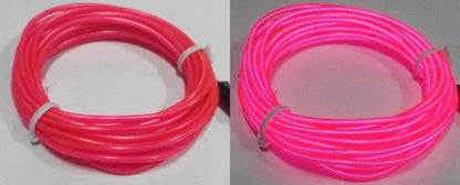 Câble lumineux EL Wire 1m/3m/5m, lumières d'ambiance intérieure de voiture, fête de danse, maison, néon, bricolage, Costumes, décoration, bande LED, lumière ambiante