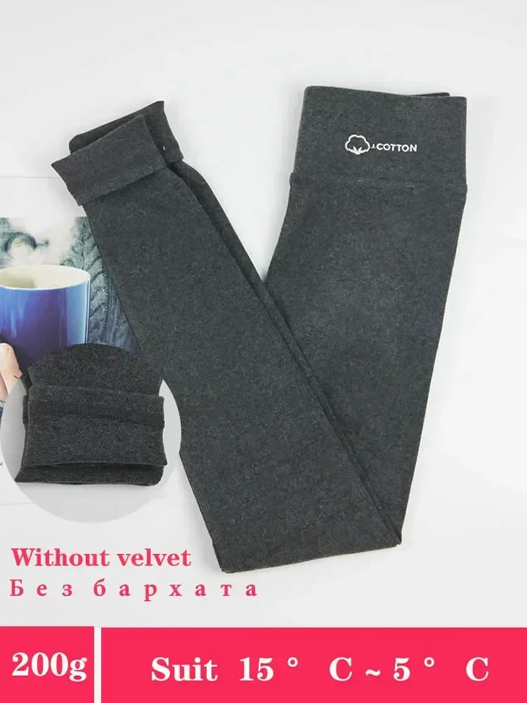 Hiver femmes Leggings agneau cachemire pantalon chaud polaire femme Legging collants minces coton velours thermique Leggings pour les femmes