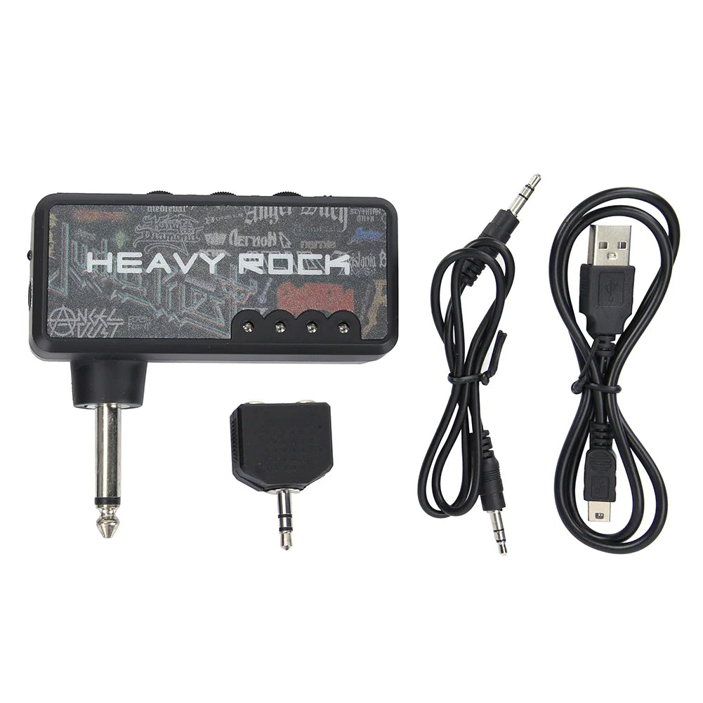 Amplificateur Portable Rechargeable prise de guitare électrique amplificateur de casque accessoires amplificateur de casque Rechargeable