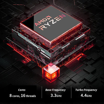 Genmachine Laptop AMD Ryzen™ 9 4900H 15.6 Inch LPDDR4 RAM M.2 NVME SSD Business Gaming Laptop Computer Notebook Radeon Graphics
