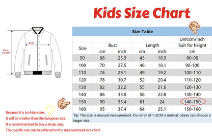 Lilo Stitch Blouson Baseball Hommes Femmes Hip Hop Harajuku Vestes Streetwear Enfants Garçons Filles Manteaux Collège Amples
