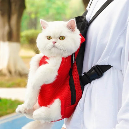 Sac à dos pour animaux de compagnie sac de transport réglable pour chat sac à dos à Double épaule pour animaux de compagnie sac Portable voyage en plein air Camping randonnée sac pour chat sac pour chien