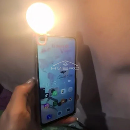 Anneau lumineux Led pour Selfie, Rechargeable par USB, lumières de remplissage, luminosité chaude et froide réglable, pour appareil Photo, vidéo, accessoires de Streaming en direct