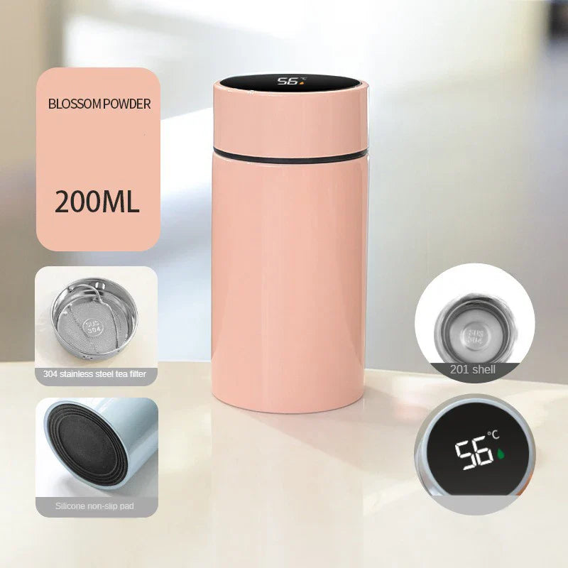 Mini Thermos Cup 200ml/300ml Pocket Cup Stainless Steel Thermal Coffee Mug Vacuum Flask Insulated Hot Water Bottle Kids Gift